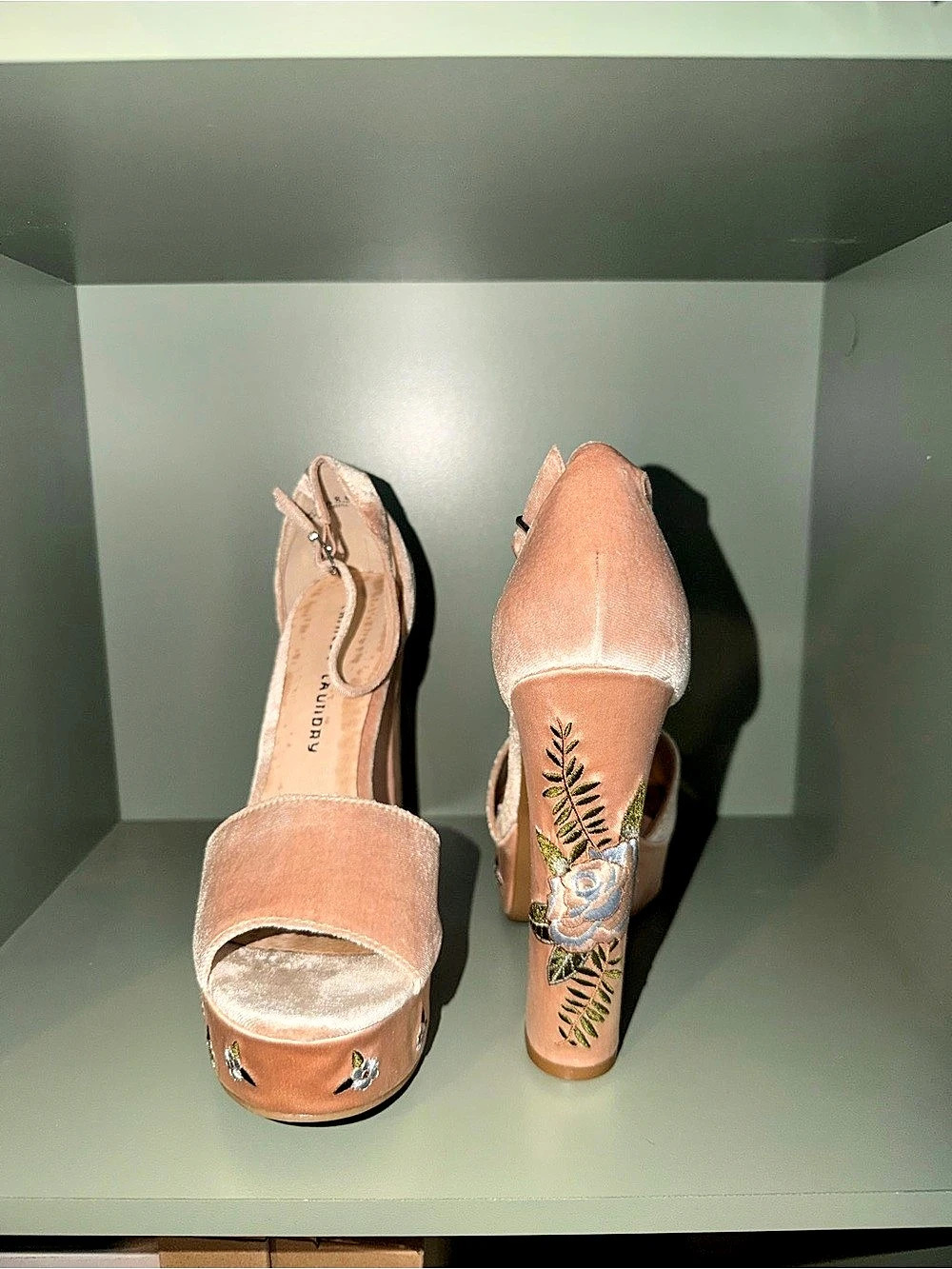 CL Pink Platform Heels New no box